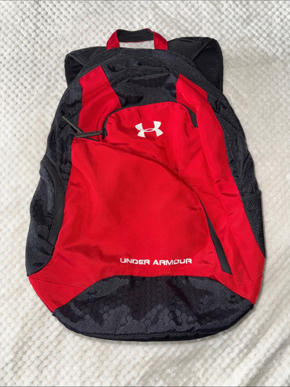 🎒 Under Armour Red & Black Backpack